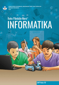 Book Cover: Buku Panduan Guru Informatika untuk SMP Kelas VII