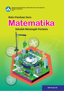 Book Cover: Buku Panduan Guru Matematika untuk SMP Kelas VIII