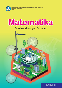 Book Cover: Matematika untuk SMP Kelas VIII