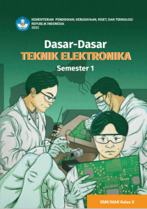 Book Cover: Dasar-Dasar Teknik Elektronika untuk SMK/MAK Kelas X Semester 1