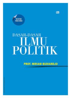 Book Cover: Dasar-Dasar Ilmu Politik