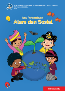 Book Cover: Ilmu Pengetahuan Alam dan Sosial untuk SD kelas IV